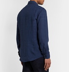 Massimo Alba - Slub Linen Shirt - Blue