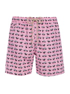 MC2 Saint Barth Man Lightweight Fabric Swim-shorts Lighting Micro Fantasy With Panda And Panda Print | Panda Special Edition