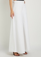 A.W.A.K.E Mode Mirrored Effect Wide-leg Denim Jeans White