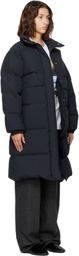 Jil Sander Black Logo Oversized Down Parka