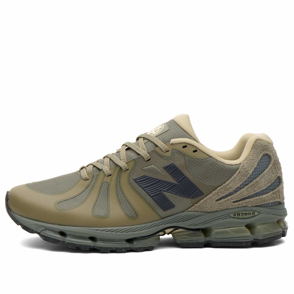 New Balance x Stone Island 1890 Sneaker in Covert Green