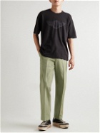 Visvim - Field Straight-Leg Garment-Dyed Cotton-Twill Trousers - Green