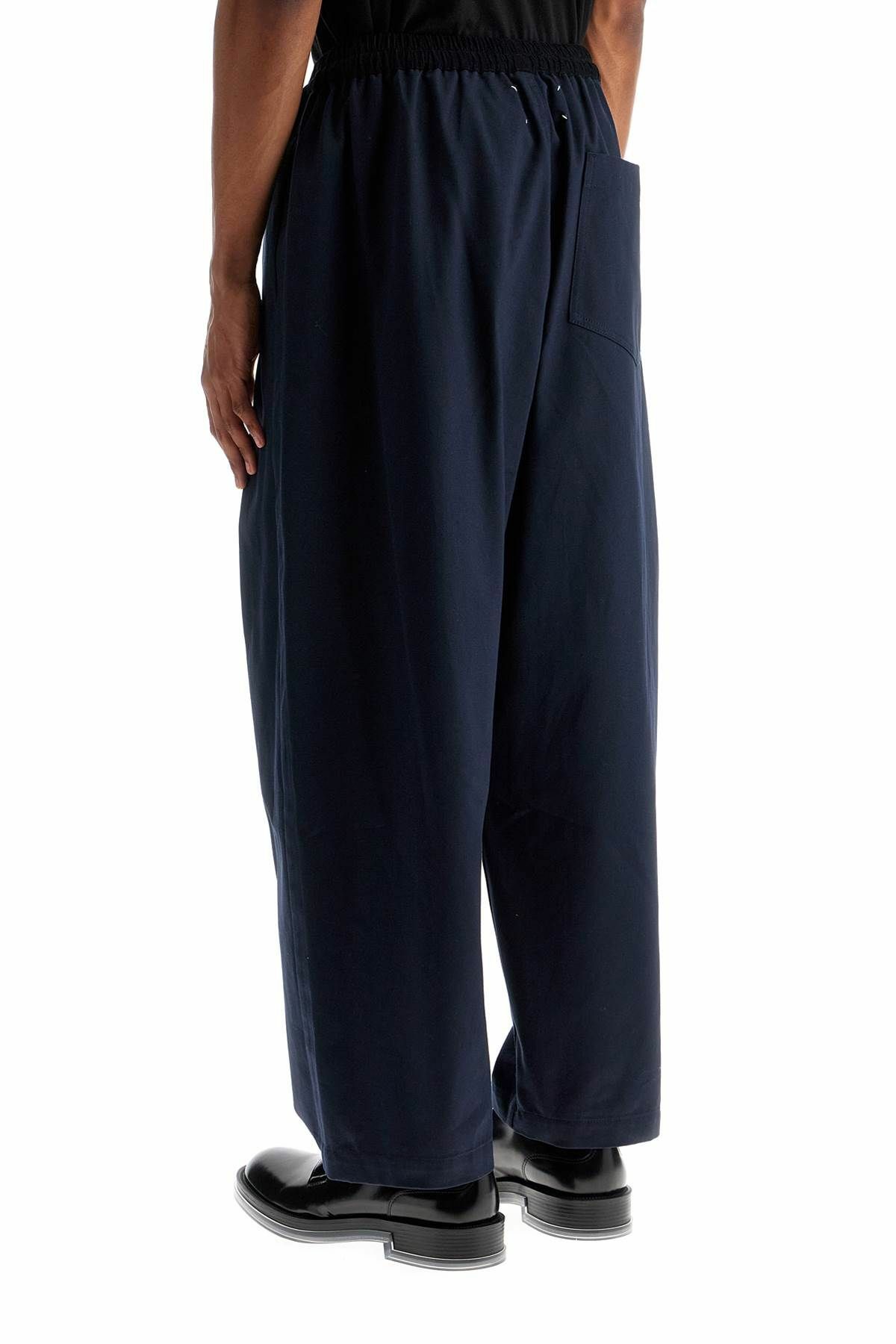 MAISON MARGIELA wide cotton trousers for comfortable everyday Blue