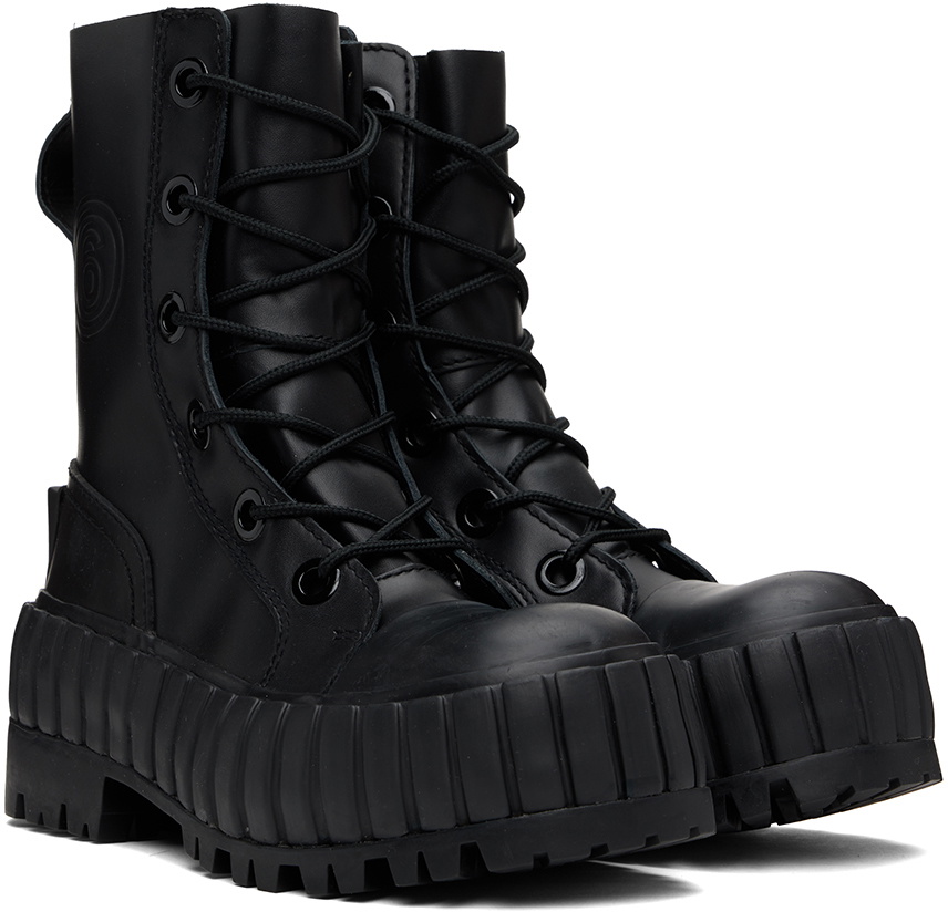 MM6 Maison Margiela Black Trunk Boots MM6 Maison Margiela
