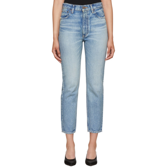 Photo: Moussy Vintage Blue Glen Boy Skinny Jeans