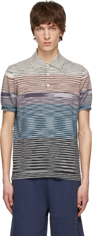 Photo: Missoni Multicolor Cotton Polo