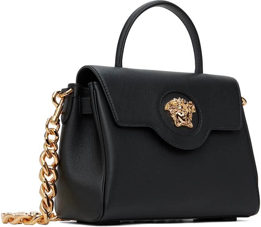 Greca Goddess Hobo Bag Black,Gold | Versace US