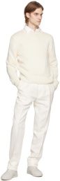 Ralph Lauren Purple Label Off-White Gregory Suit Trousers