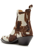 Gabriela Hearst Cassidy Cow-print Calf Hair Ankle Boots Multicoloured