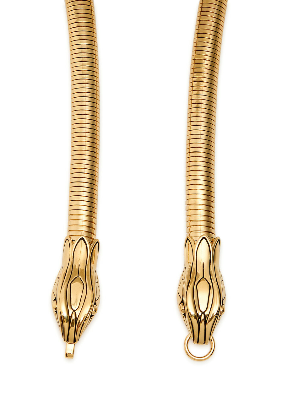 Chloe The Chloé Snake Metal Belt Gold