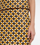 Dodo Bar Or Leather miniskirt