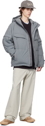 DAIWA PIER39 Gray Tech Ex-Weather Down Jacket