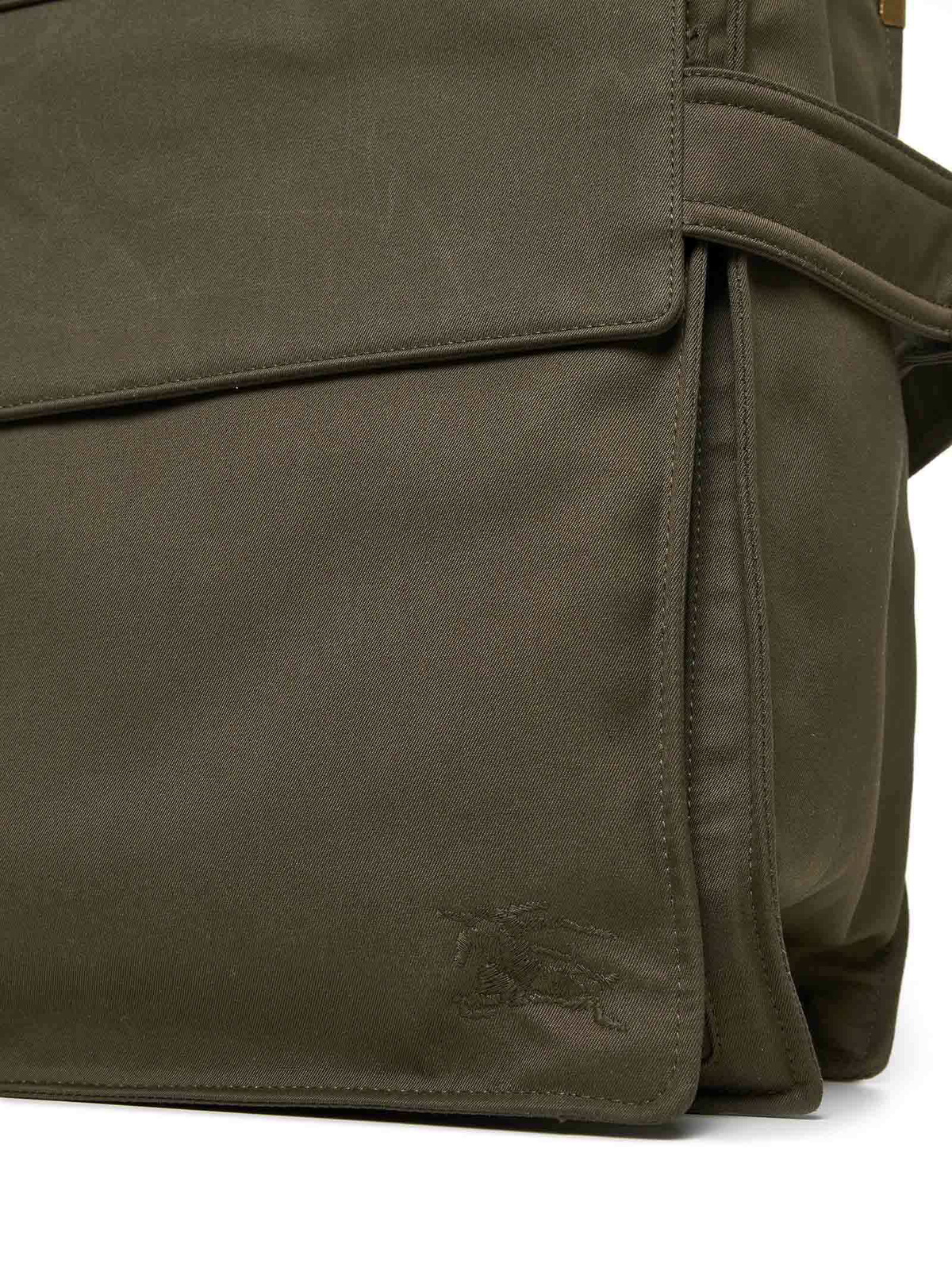 ショルダーバッグ・ポシェット Burberry Military Green Canvas Medium Tote T Burberry Military Green Canvas Medium Tote Trench Shopping