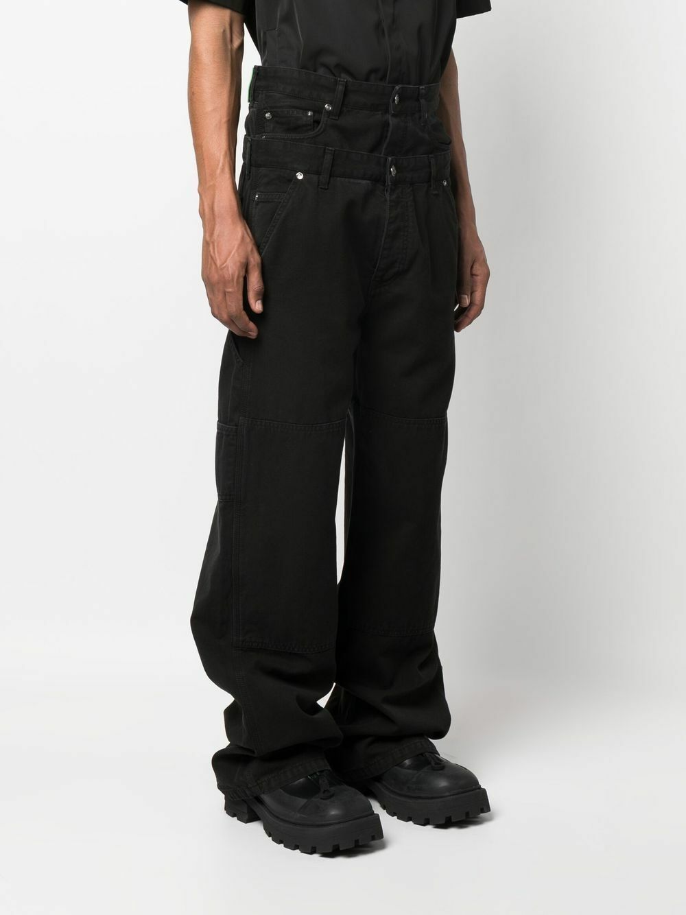 OFF-WHITE - Two Layer Trousers Off-White