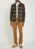 Paige Telford Plaid Flannel Jacket Dark Green