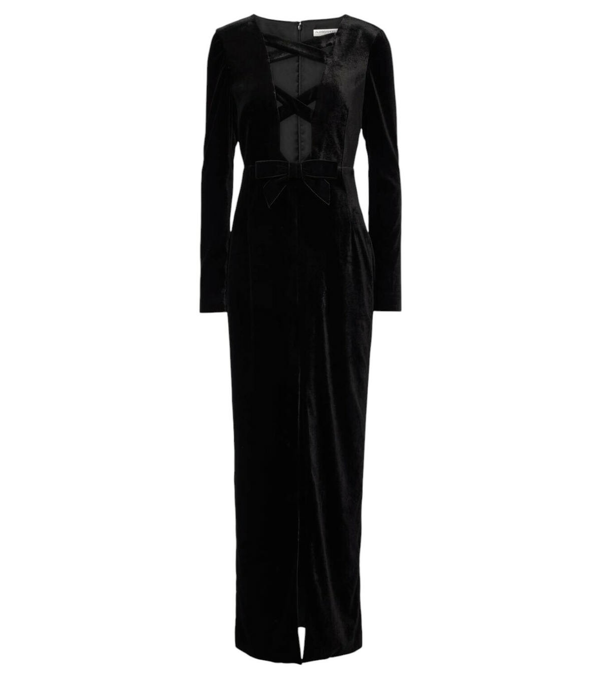 Alessandra Rich One-shoulder lace gown Alessandra Rich