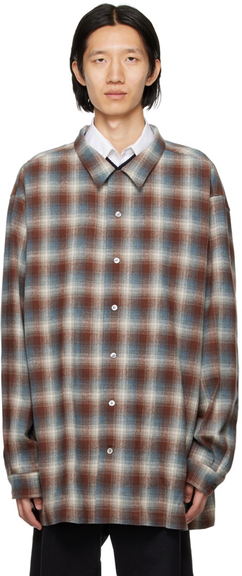 Photo: Maison Margiela Red & Blue Check Shirt