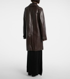 The Row Gracia leather jacket