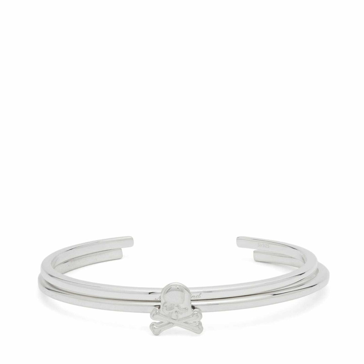 Photo: MASTERMIND WORLD Men's Skull Bangle in Silver