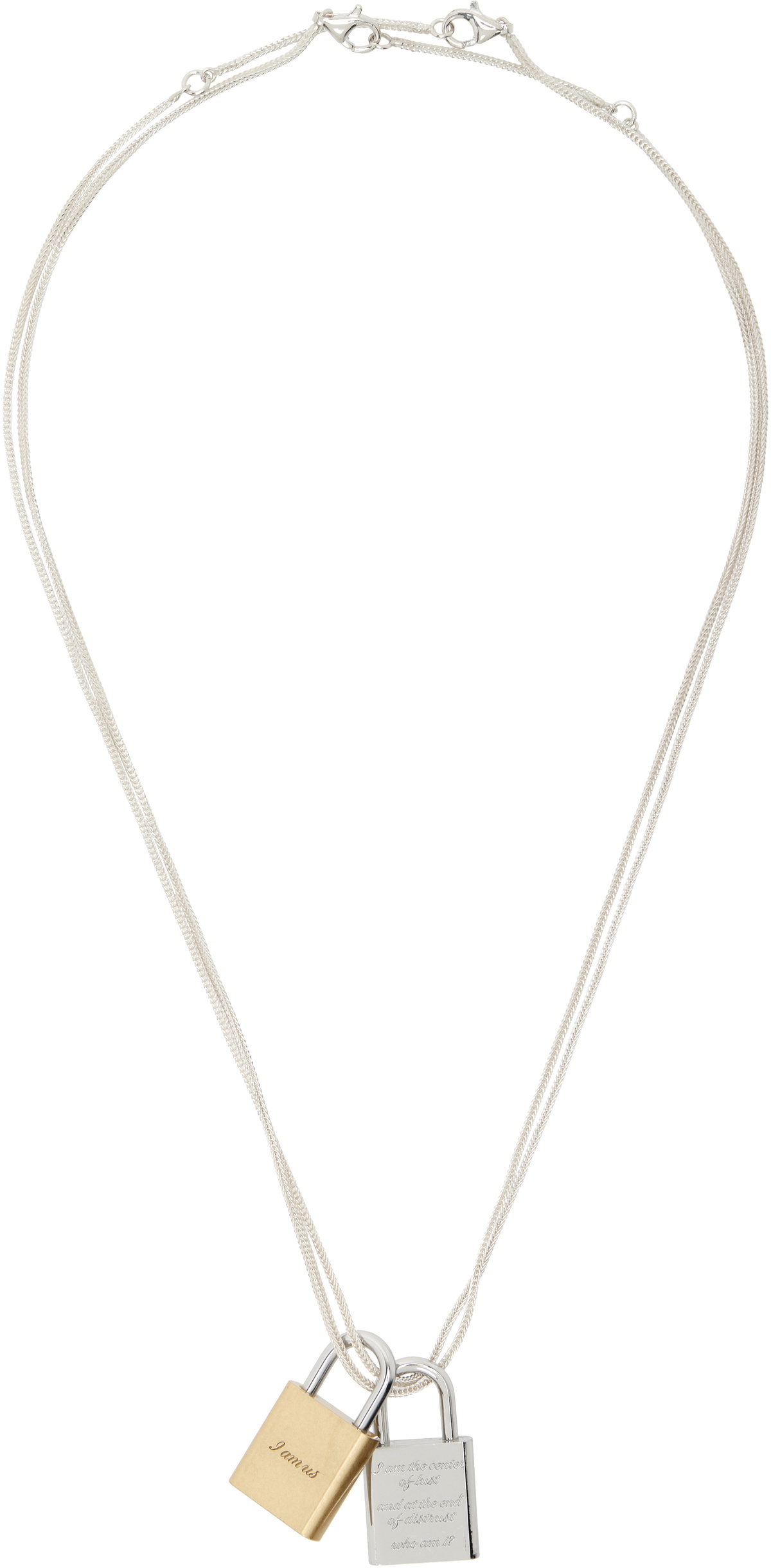 OUR LEGACY アワーレガシー RIDDLE NECKLACE Our Legacy - Vobbler Necklace Super Silver アクセサリー