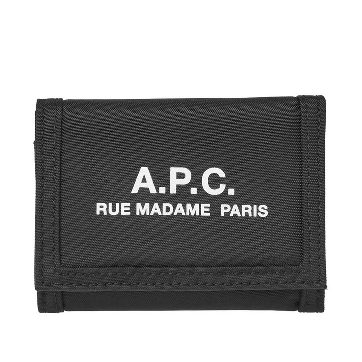 Photo: A.P.C. Recuperation Nylon Logo Velcro Wallet