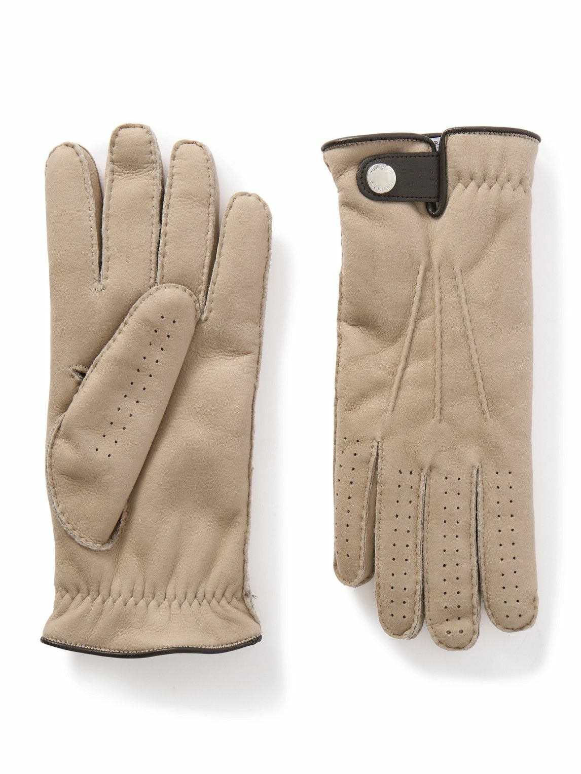 Brunello Cucinelli - Leather Gloves - Brown