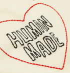 Human Made - Logo-Embroidered Wool-Blend Sweater - Neutrals