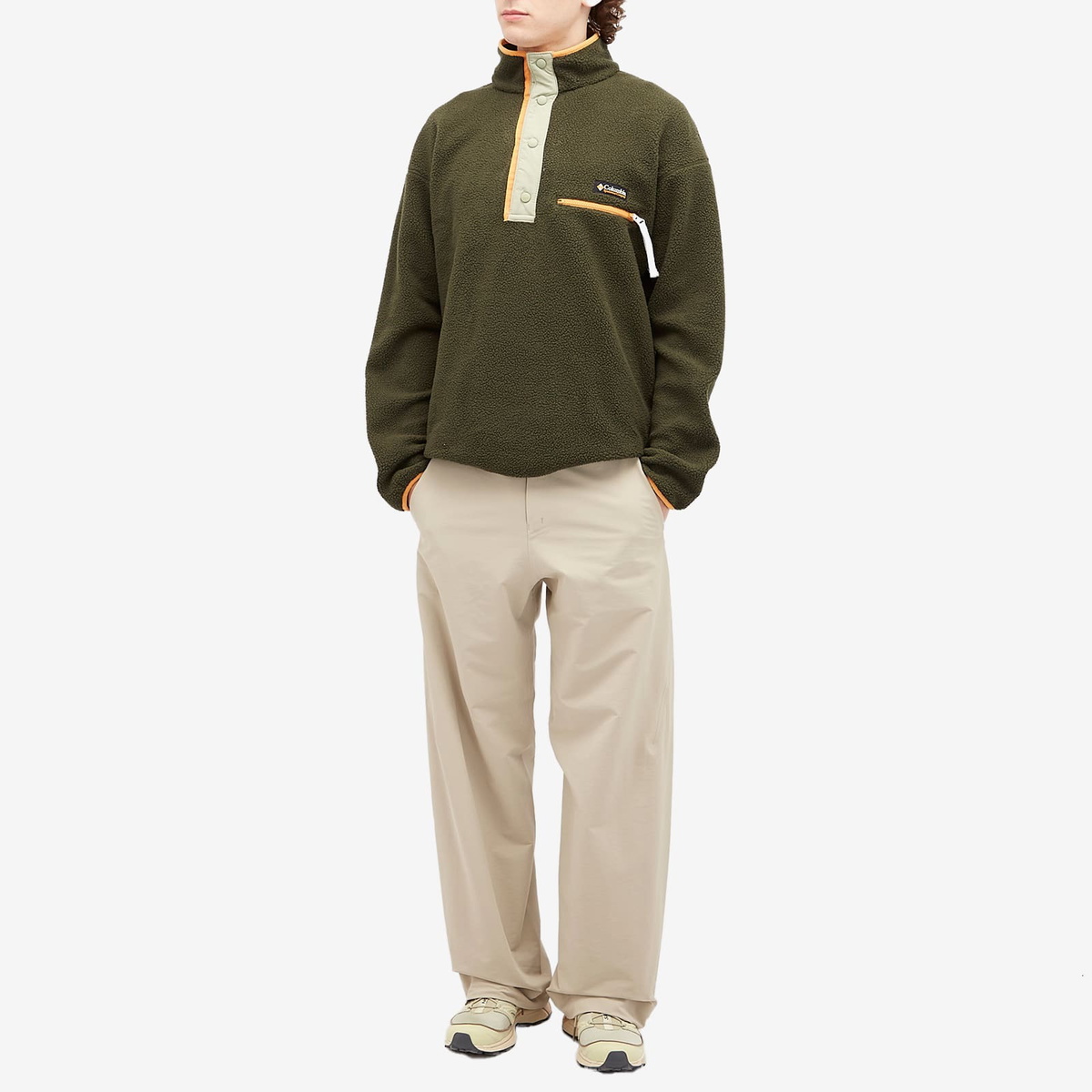 Columbia Men's Helvetia™ II Half Snap Fleece in Greenscape Columbia