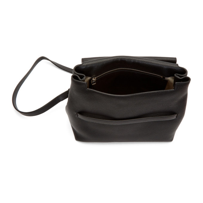 The Row Sideby textured leather shoulder bag