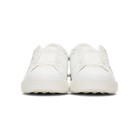 Valentino White and Black Valentino Garavani VLTN Open Sneakers