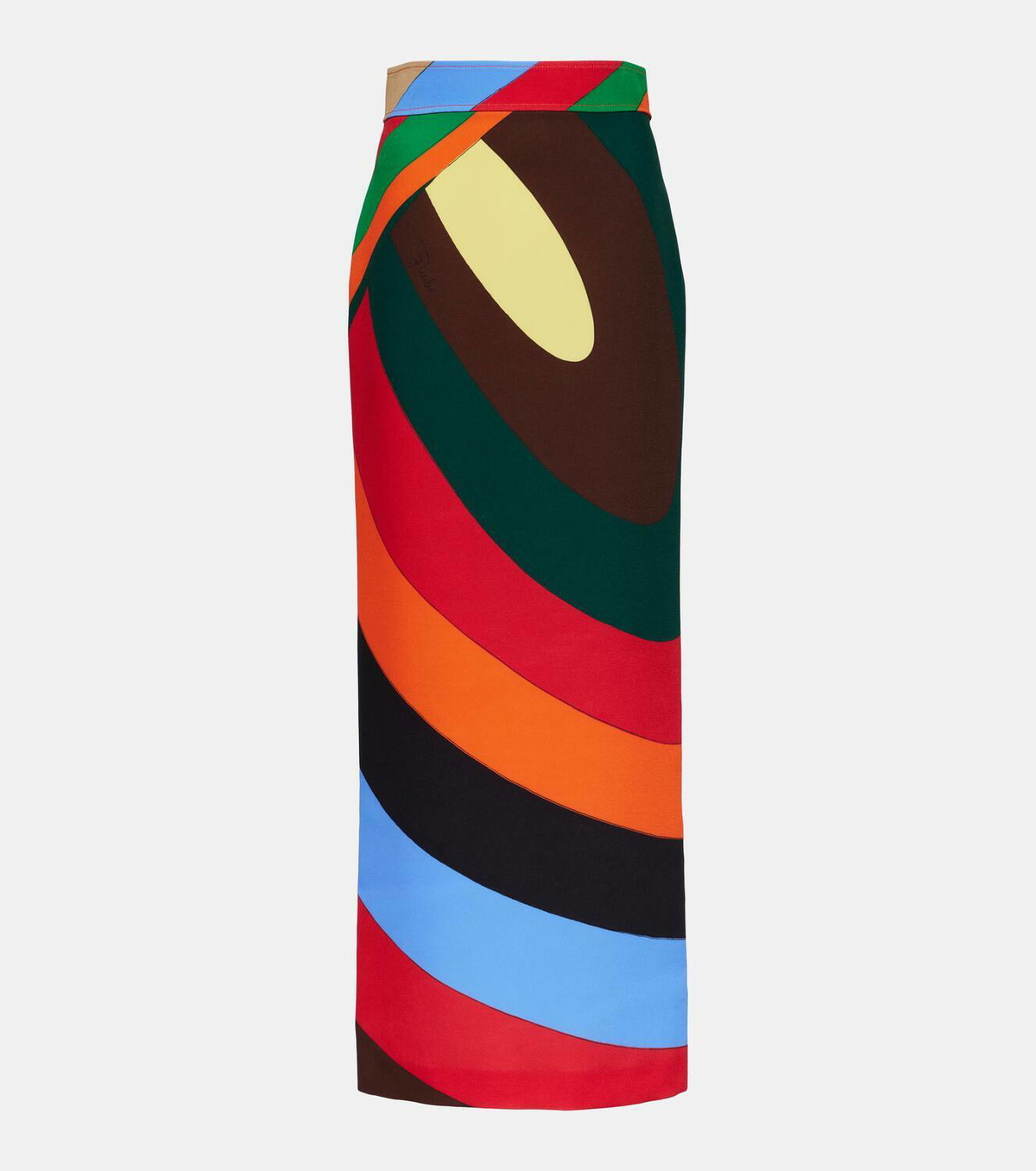 Pucci Iride crepe maxi skirt Emilio Pucci