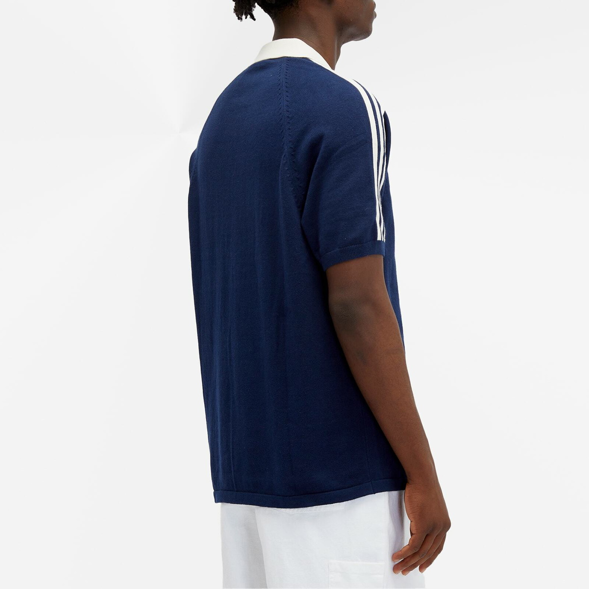 Adidas Men's Knitted T-shirt in Night Indigo adidas