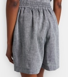 Asceno Boston linen shorts