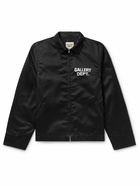 Gallery Dept. - Montecito Logo-Print Cotton-Twill Jacket - Black