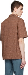 Paul Smith Brown Mini Tile Shirt