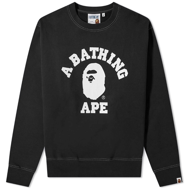 Photo: A Bathing Ape Relaxed Classic College Crew Sweat