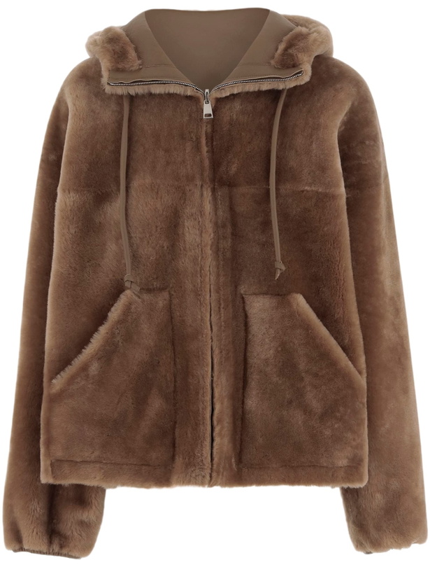 Photo: Blancha Shearling Reversible Jacket