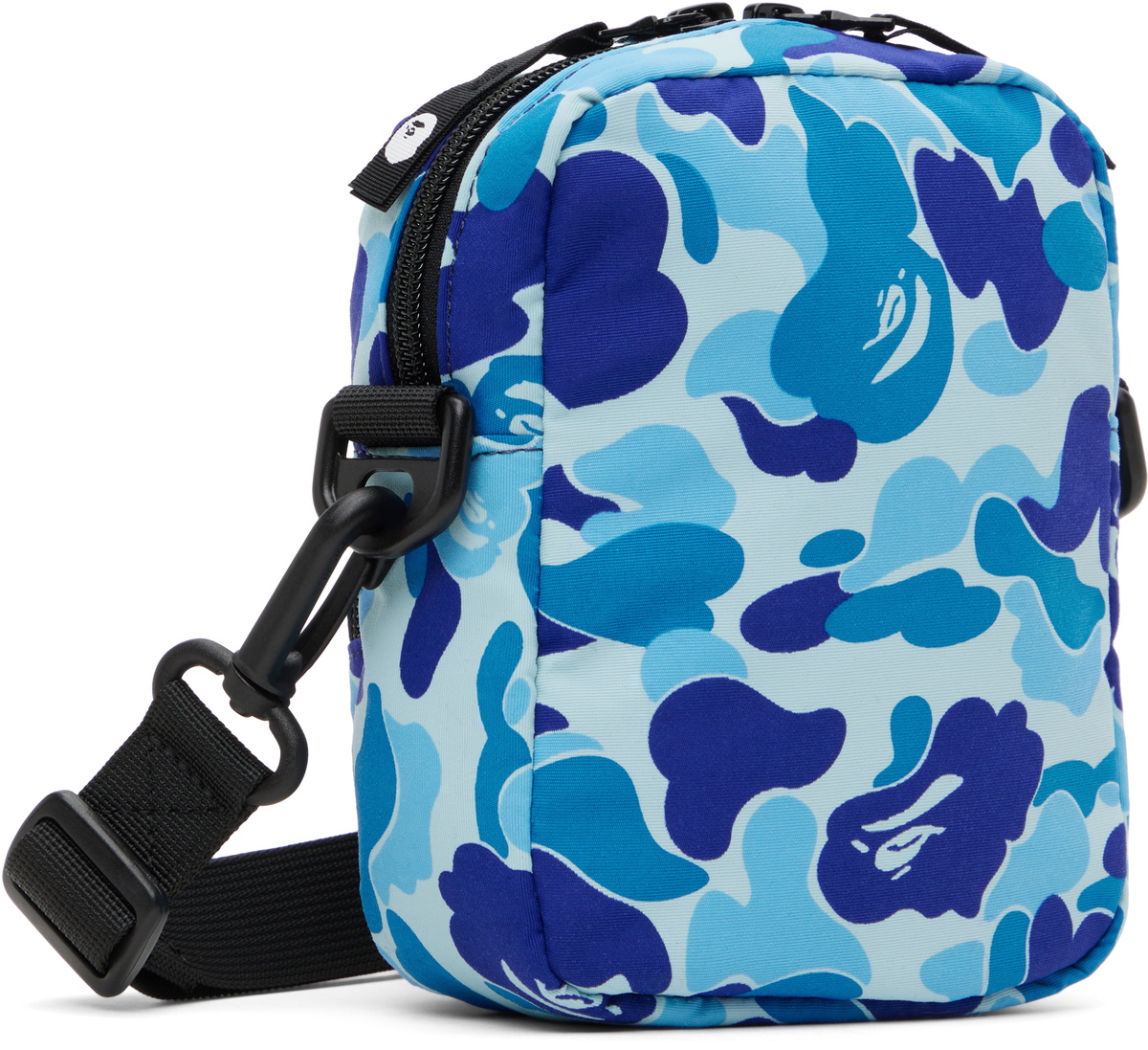 【A BATHING APE】 BAPE ABC Camo Shark Mini Bag Light Blue BAPE Blue ABC Camo Shark Mini Bag A Bathing Ape