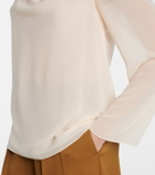 Altuzarra Cara draped top