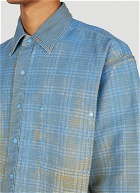 NOTSONORMAL - Double Flannel Overshirt in Blue