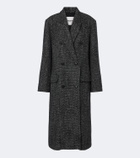 Marant Etoile Pilda herringbone double-breasted coat