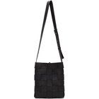 Bottega Veneta Black Cassette Messenger Bag