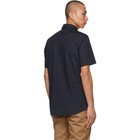 Burberry Navy Sherwood Short Sleeve Shirt