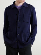 Lardini - Virgin Wool Cardigan - Blue