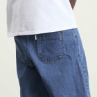Arte Men's Round Pocket Denim Shorts in Raw Denim