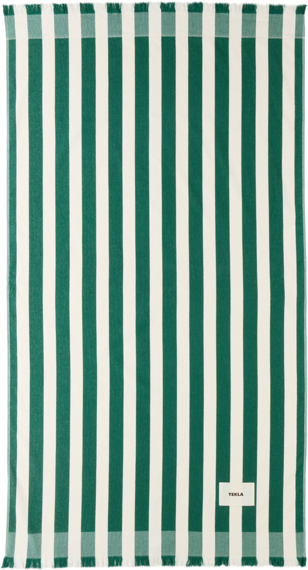 Tekla SSENSE Exclusive Green AURALEE Edition Bath Towel Tekla Fabrics