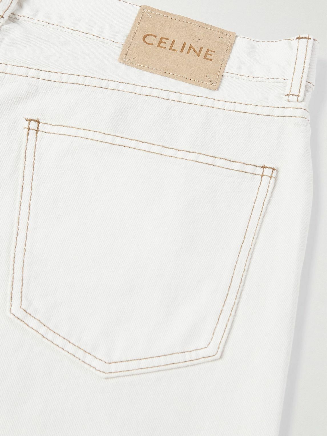 CELINE - Wide-Leg Jeans - White
