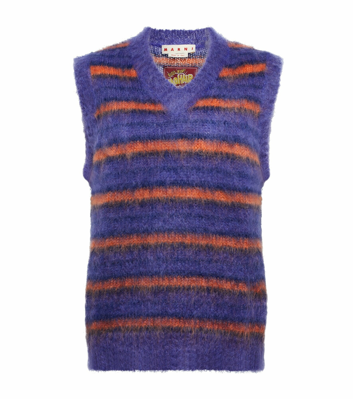 Marni - Striped mohair-blend sweater vest Marni