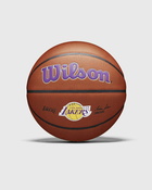 Wilson Nba Team Alliance Basketball La Lakers Size 7 Brown Sports Equipment