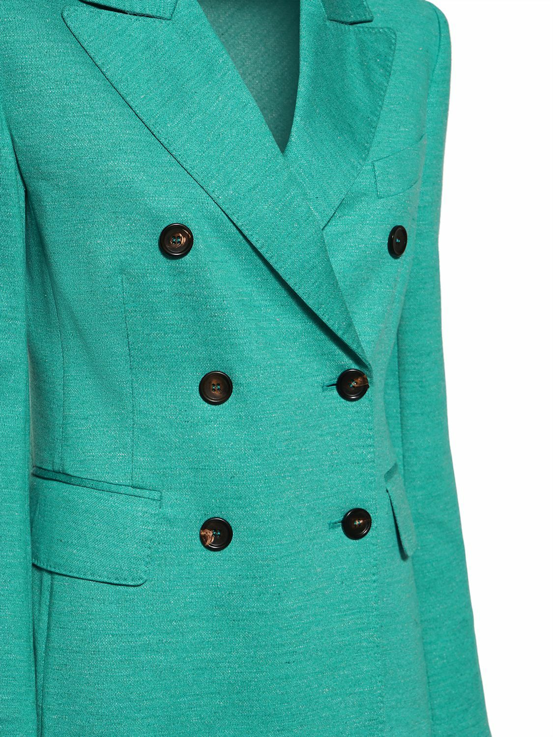 MAX MARA - Zirlo Double Breast Jersey Jacket Max Mara